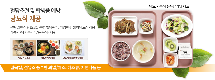 당뇨식제공

